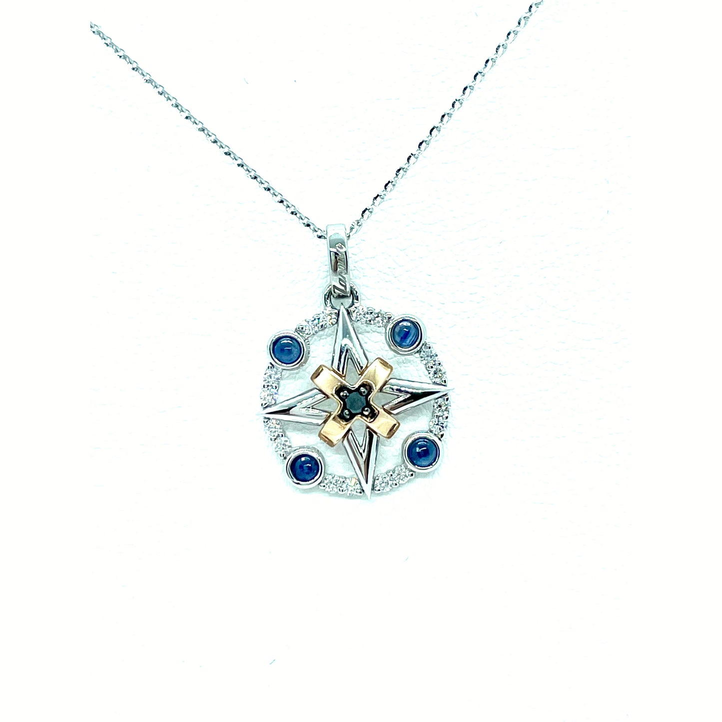 Lavender ZANCAN Girocollo con Rosa dei Venti in Oro e Diamanti EC829BR-ZB