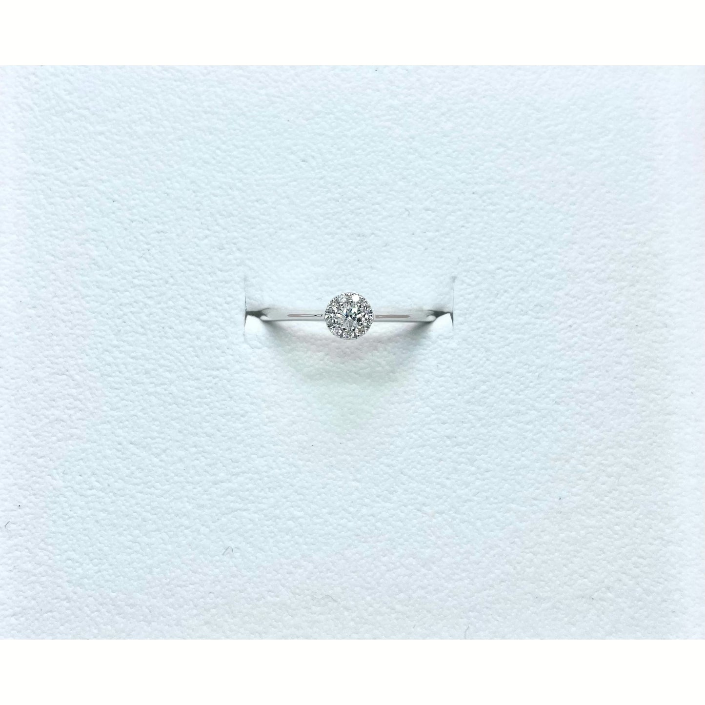 ANELLO SOLITARIO IN ORO BIANCO E DIAMANTI GIORGIO VISCONTI ABX15508