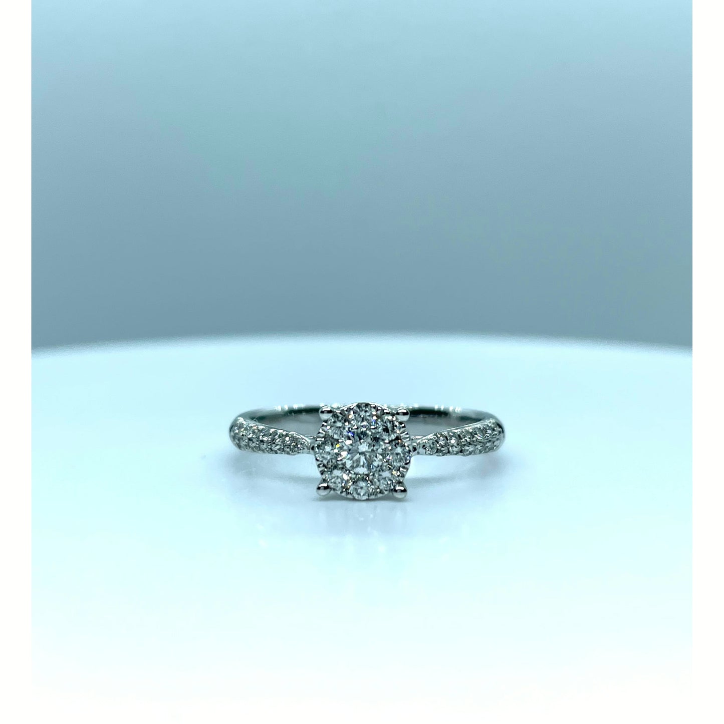 ANELLO IN ORO BIANCO E DIAMANTI GIORGIO VISCONTI ABX14026