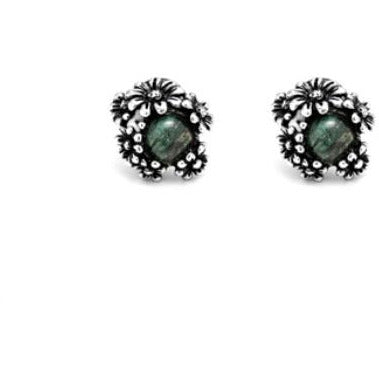 Dark Slate Gray ORECCHINI BOTTONE MARGHERITE GARDEN cod. 11207  Giovanni Raspini