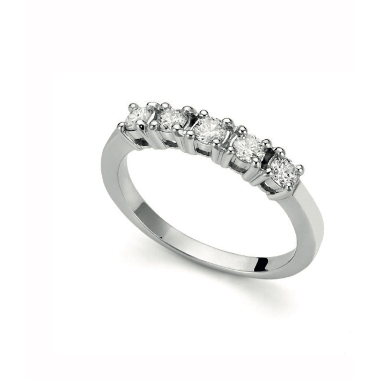 Light Gray Anello Veretta con diamanti DKAV8915.031 DonnaOro