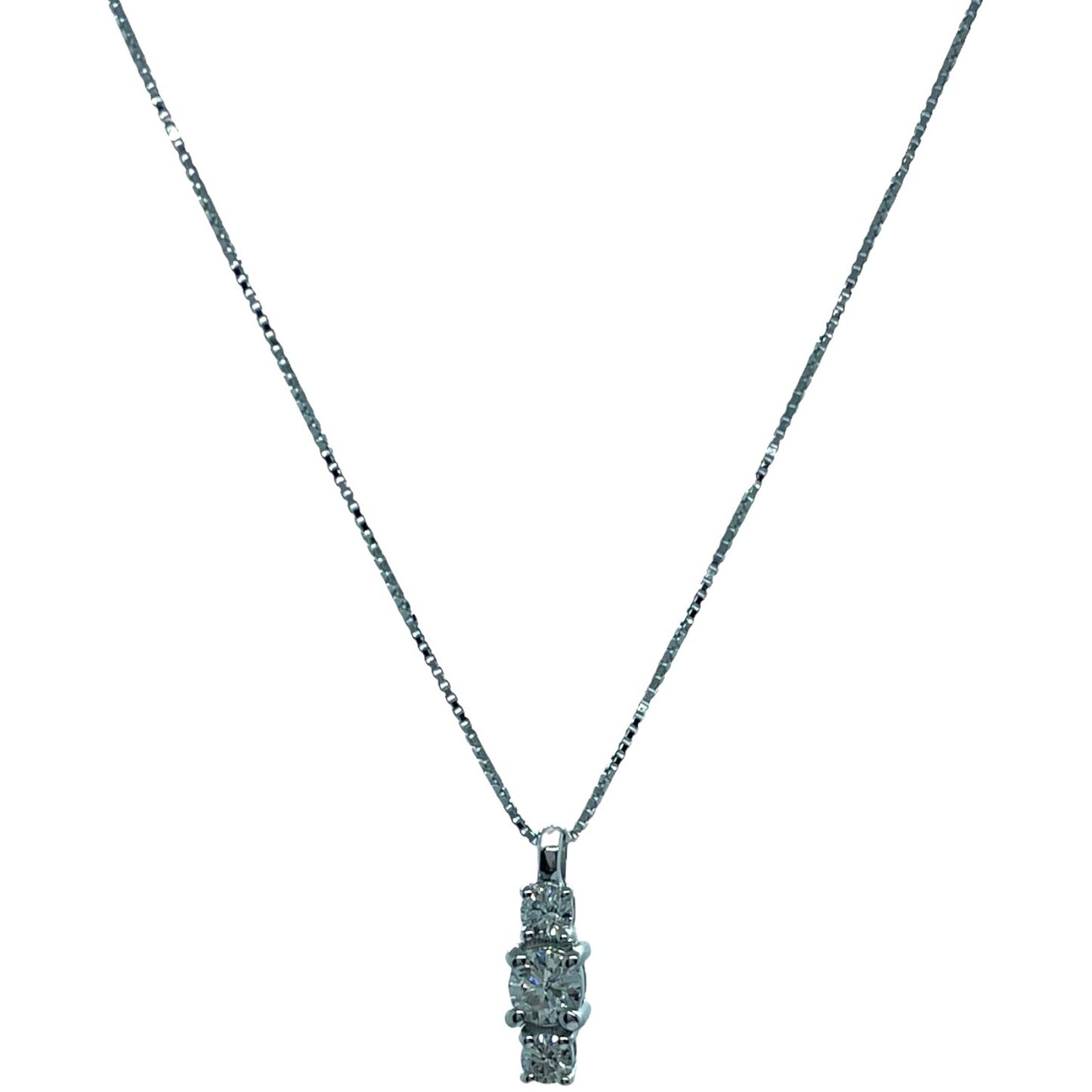 Collana Trilogy DonnaOro in oro con diamanti DKPT7632.031