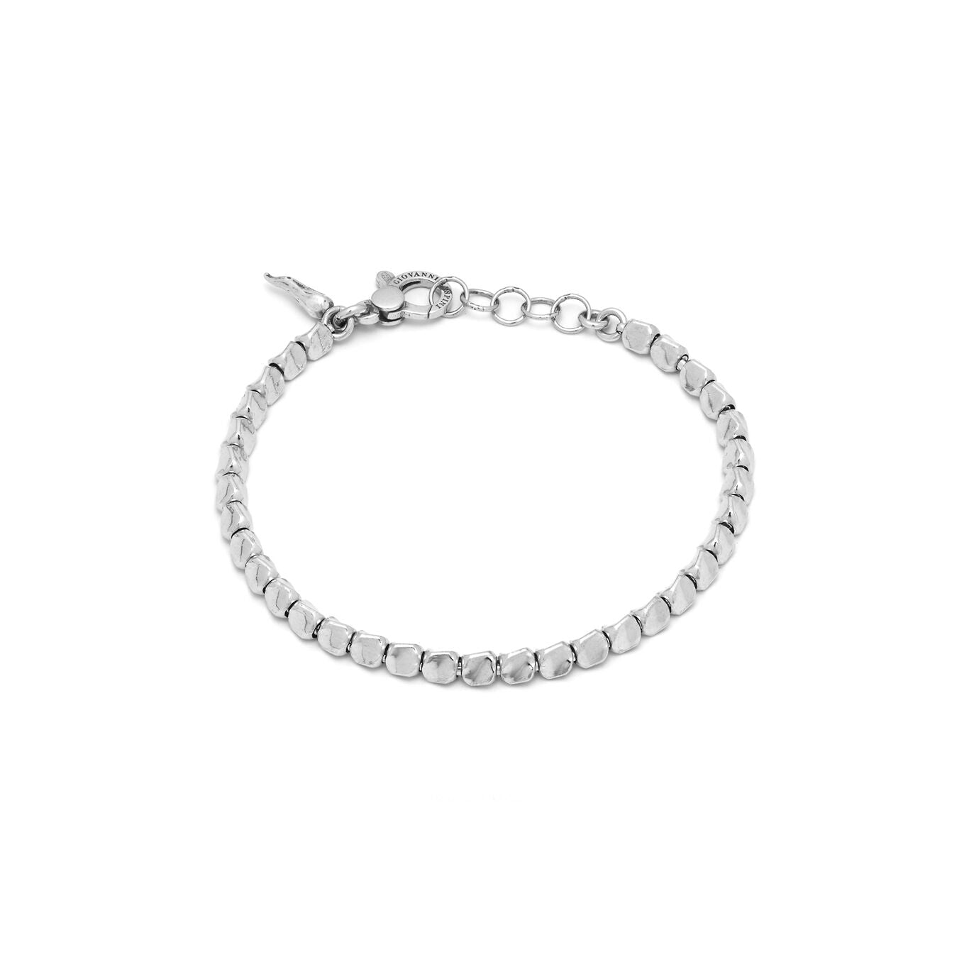 Light Gray BRACCIALE UOMO PEPITE 11348 Giovanni Raspini