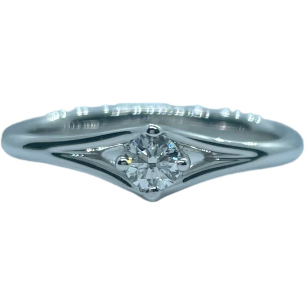 ANELLO SOLITARIO IN ORO BIANCO E DIAMANTI GIORGIO VISCONTI ABX16882B