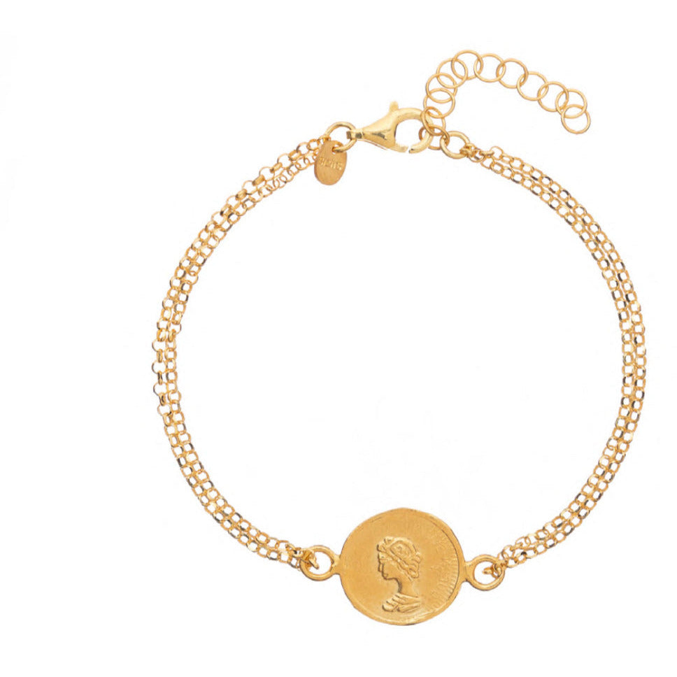 BRACCIALE ALISIA - MONETA AL1326-Oro