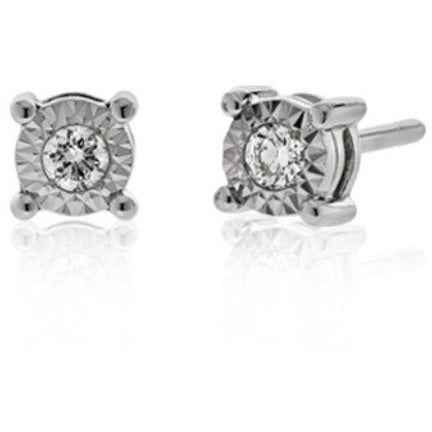 Orecchini Donnaoro linea Stelle in oro e diamanti DHOL2372.004