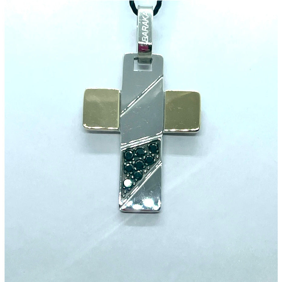 Lavender Croce Uomo in oro Barakà CR311011BGDN000024