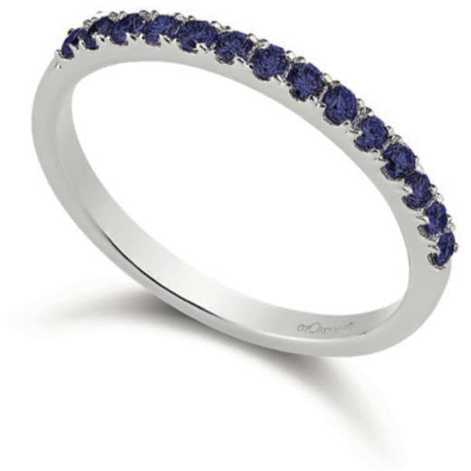 Light Gray Anello Fedina DonnaOro in oro con zaffiro DHAZ9341