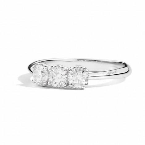 Light Gray ANELLO TRILOGY RECARLO ANNIVERSARY IN ORO E DIAMANTI R01TY001/036