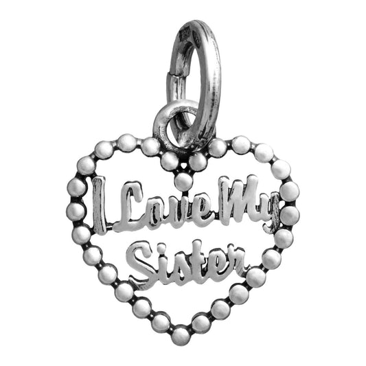 Charm Cuore "I Love My Sister" Ref. 11718