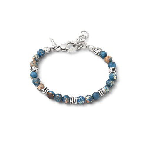 Bracciale Uomo Raspini tango agata azzurra 12216 GIOVANNI RASPINI