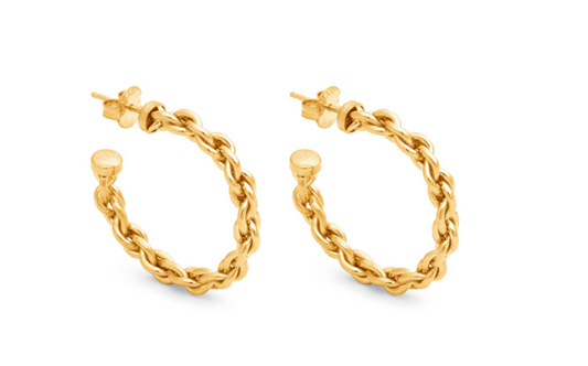 orecchini cerchio catena medi 12367 Giovanni Raspini