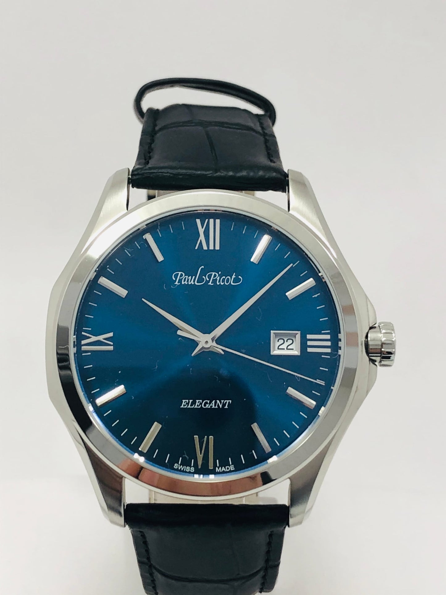 OROLOGIO PAUL PICOT - COMMODOR ELEGANT 41 QUARZ 9093SG