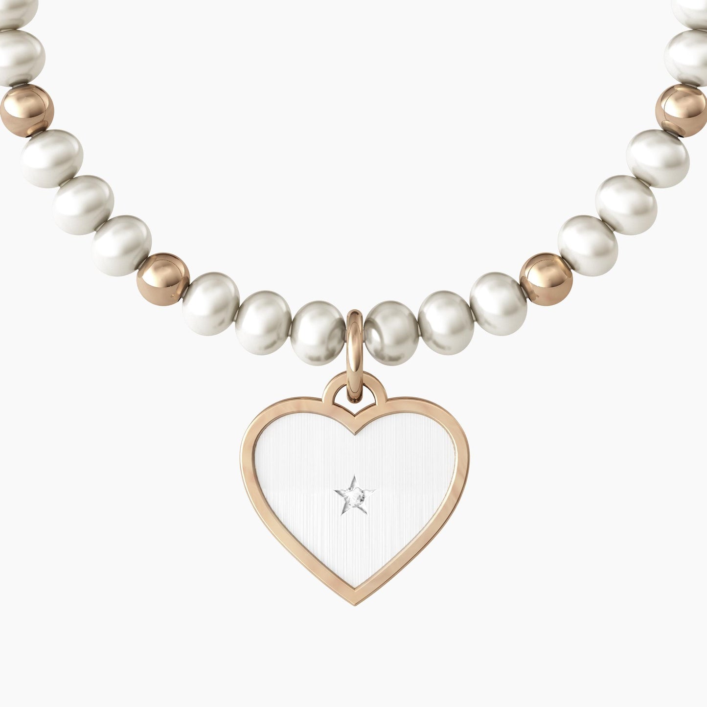 Bracciale con perle coltivate "grazie di cuore" CUORE  GRAZIE 732101