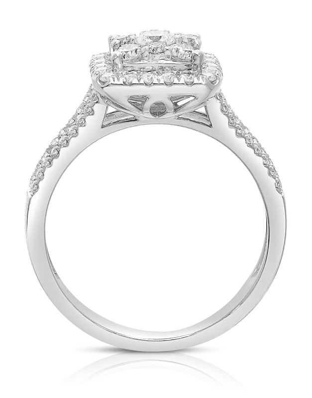 Anello Giorgio Visconti Donna - in Oro Bianco ABX17681