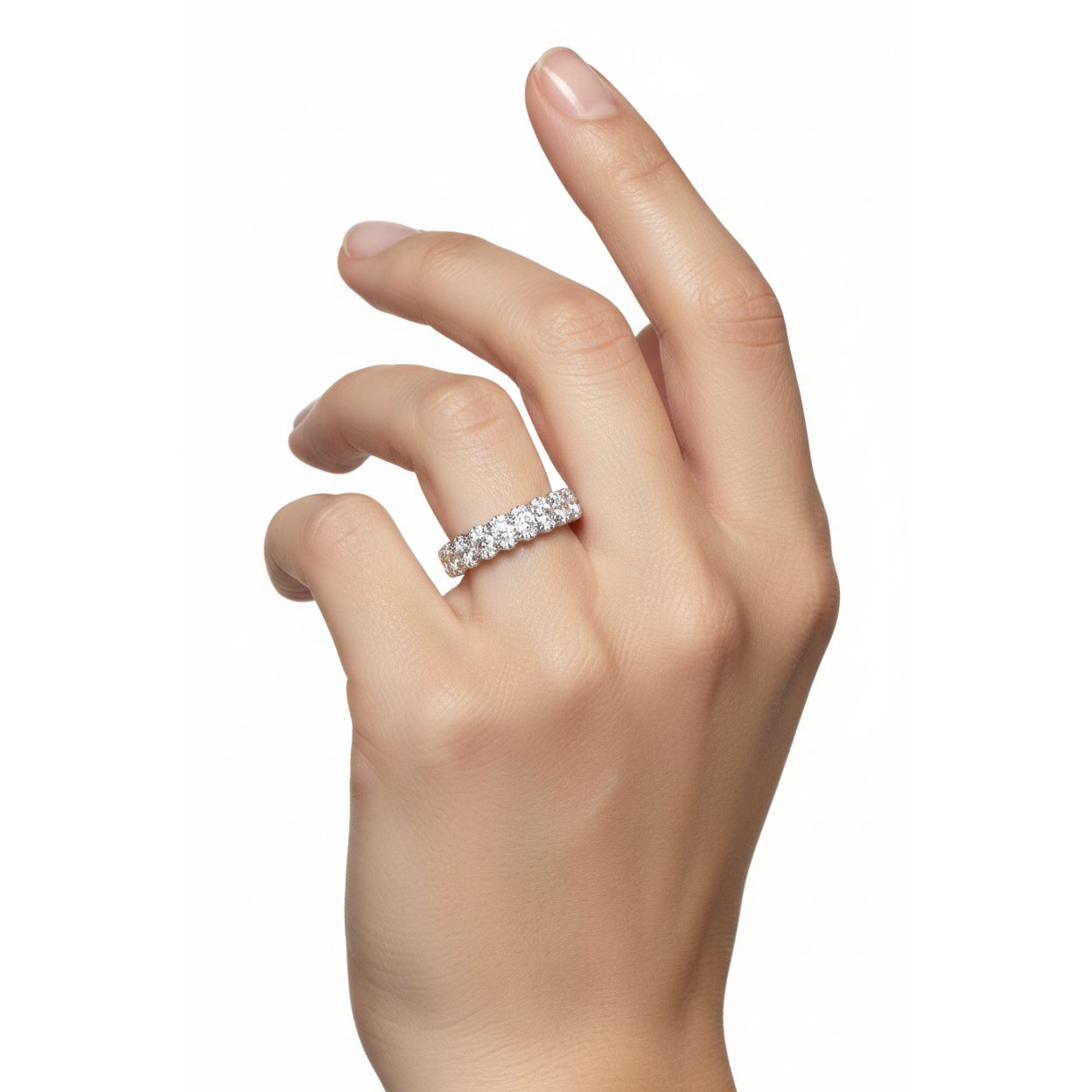 Anello Giorgio Visconti Veretta Oro bianco e Diamanti abx17413