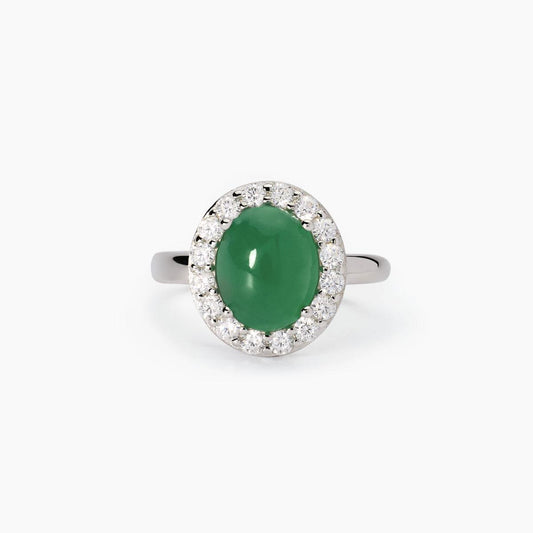 Anello con agata verde  MABINA 523415