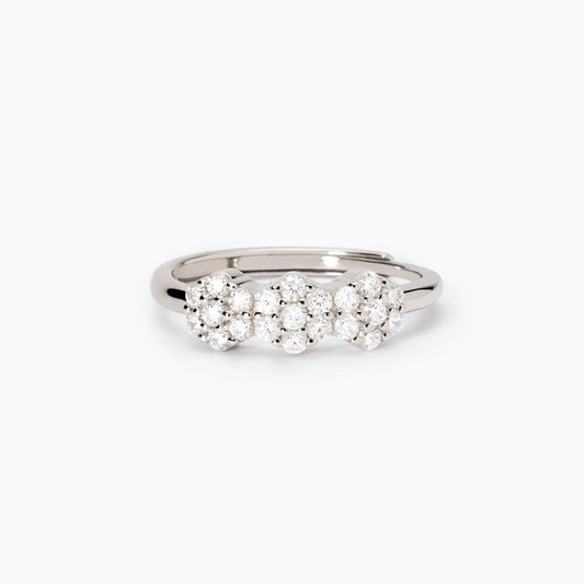 Anello in argento con elementi fiore Fior Fiore Mabina 523416