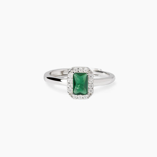 Anello con smeraldo sintetico Cool or Rétro? Mabina 523451