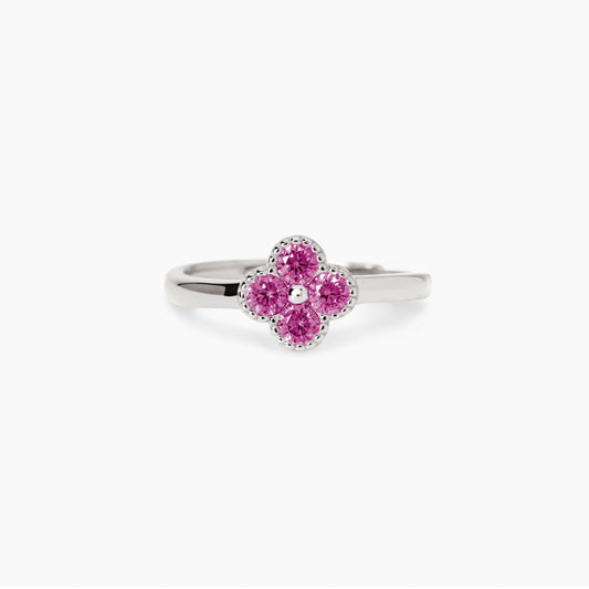 Anello con fiore rosa Jasmine Mabina 523457