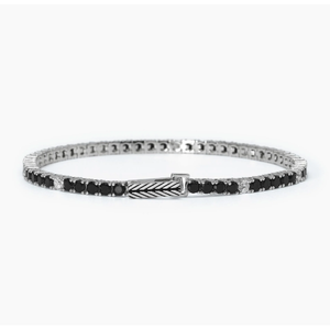 Hai aggiunto Bracciale tennis bianco e nero TENNIS CLUB Mabina 533696 al tuo carrello.