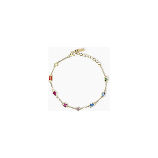 Bracciale multicolor con catena forzatina RAINBOW Mabina 533746