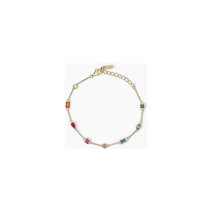 Hai aggiunto Bracciale multicolor con catena forzatina RAINBOW Mabina 533746 al tuo carrello.