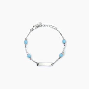 Hai aggiunto Bracciale personalizzabile in argento con turchese BABY Junior 533782 al tuo carrello.