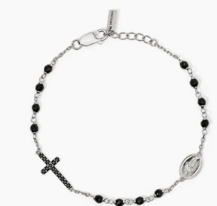 Hai aggiunto Bracciale uomo in argento con croce e Madonnina MYSTICAL Mabina 533832 al tuo carrello.