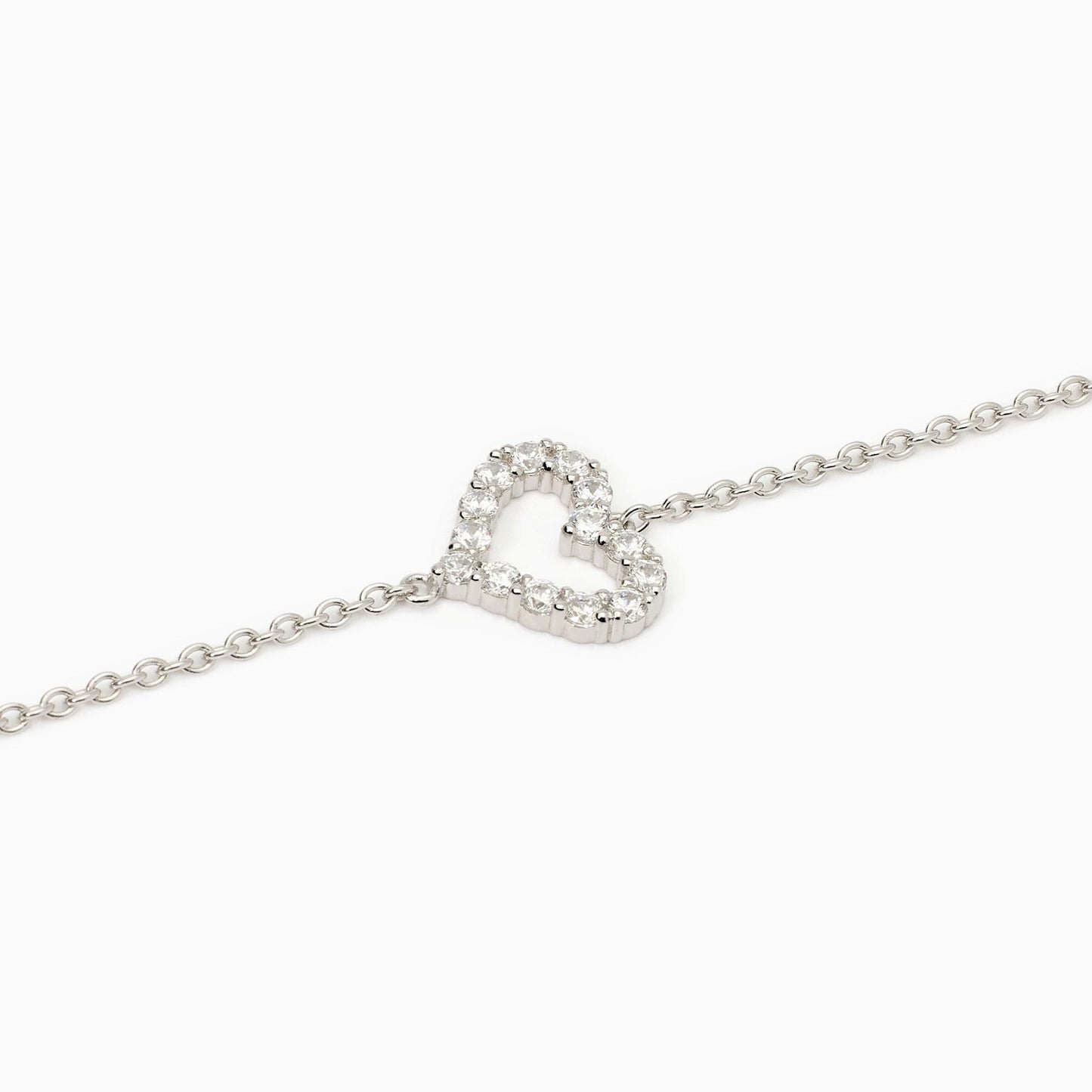 Bracciale donna in argento con cuore HAPPY LOVE Mabina 533835