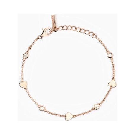 Bracciale con cuori e zirconi SKY LOVE 533886