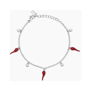 Hai aggiunto Bracciale in argento con ciondoli cornetto OVER THE LUCK Mabina Donna 533895 al tuo carrello.