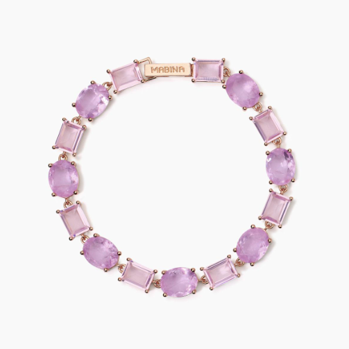 Bracciale con fusion stone glass rosa SANTORINI Mabina 533899