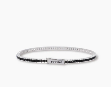 Hai aggiunto Bracciale tennis uomo zirconi neri  TENNIS CLUB Mabina 533976 al tuo carrello.