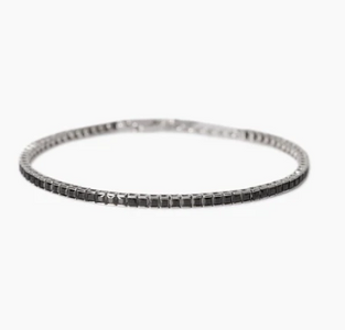 Hai aggiunto Bracciale tennis uomo con zirconi neri TENNIS CLUB 534015  MABINA al tuo carrello.