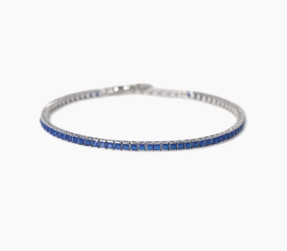 Bracciale tennis uomo con zirconi blu TENNIS CLUB 534017 MABINA