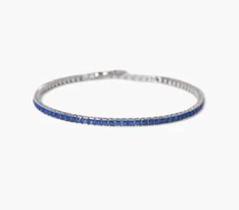 Hai aggiunto Pulsera tenis para hombre con zafiros sintéticos MINI TENNIS Mabina 533861 al tuo carrello.