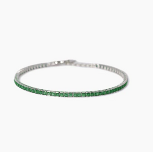 Hai aggiunto Bracciale tennis uomo con zirconi verdi  TENNIS CLUB 534018 MABINA al tuo carrello.