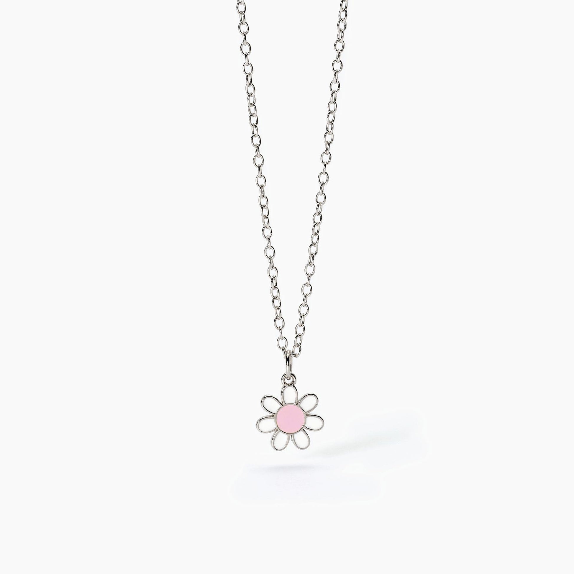 Girocollo in argento con margherita DAISY Mabina Junior 553628