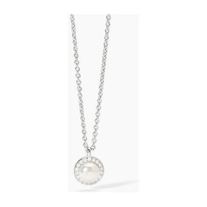 Hai aggiunto Girocollo in argento con perla coltivata e zirconi MILANESIENNE Mabina 553674 al tuo carrello.