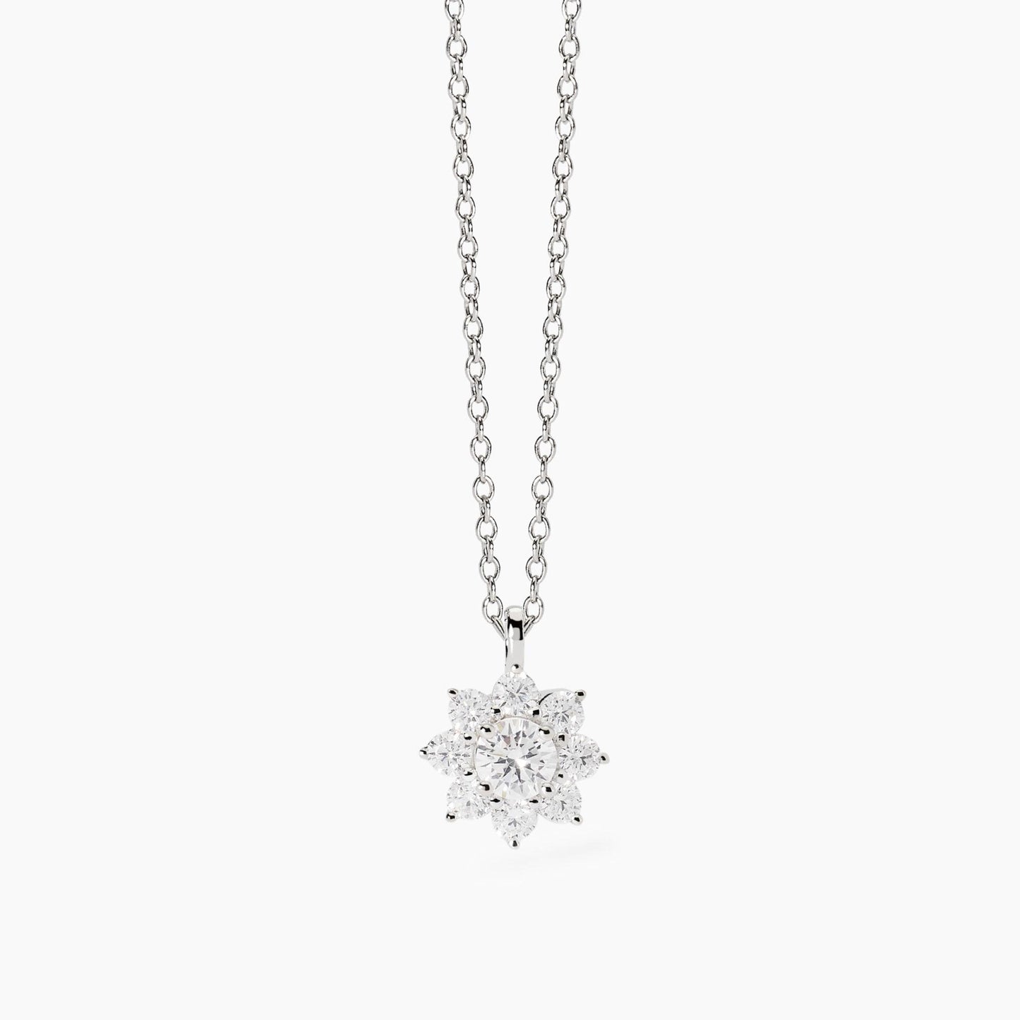 Girocollo con fiore in zirconi Eden Mabina 553763