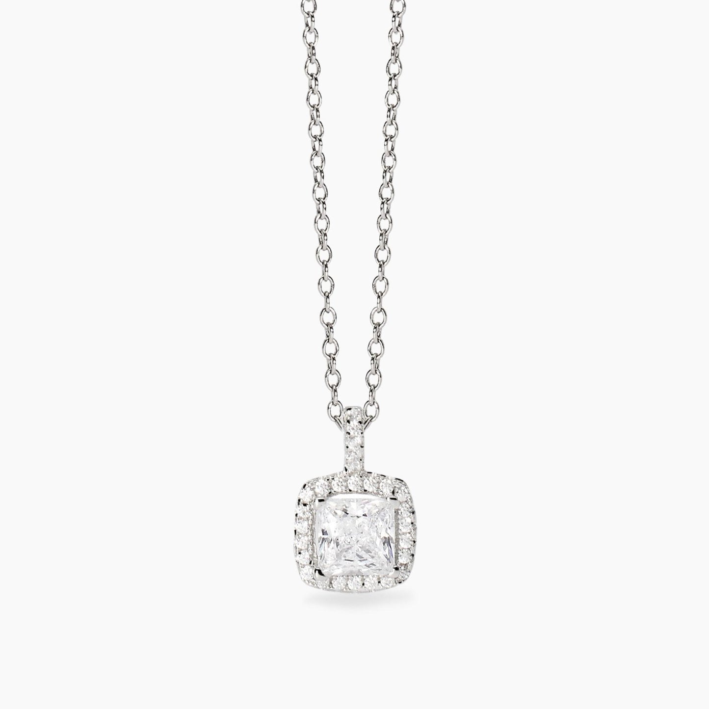 Girocollo con zirconi taglio princess Cool or Rétro? Mabina 553785