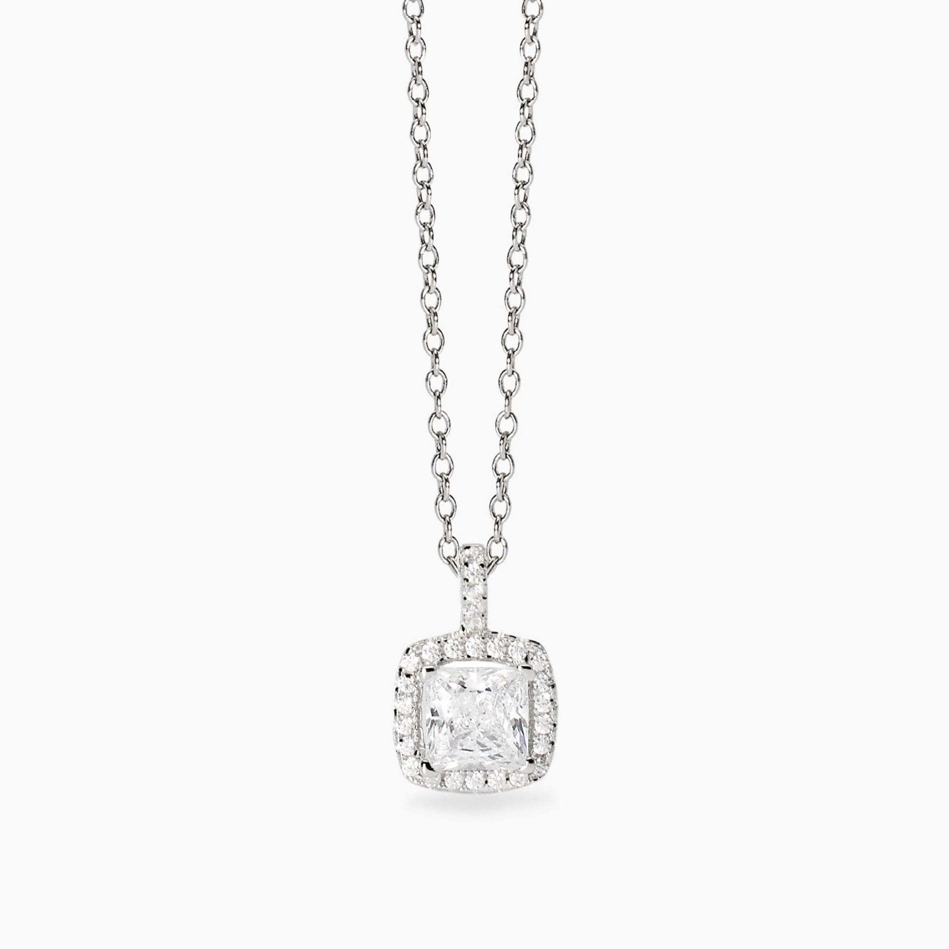 Girocollo con zirconi taglio princess Cool or Rétro? Mabina 553785