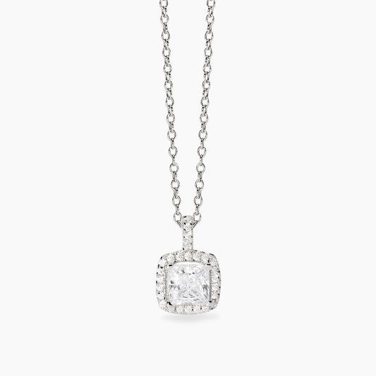 Girocollo con zirconi taglio princess Cool or Rétro? Mabina 553785