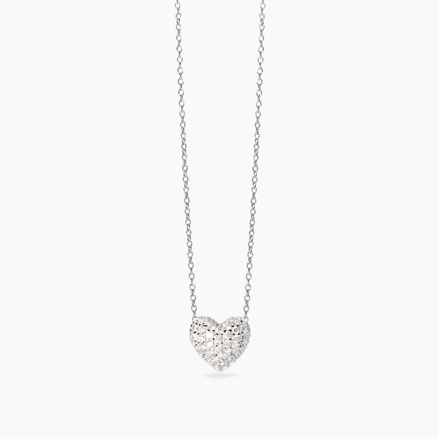 Girocollo in argento con fiore in zirconi Feeling Mabina 553799