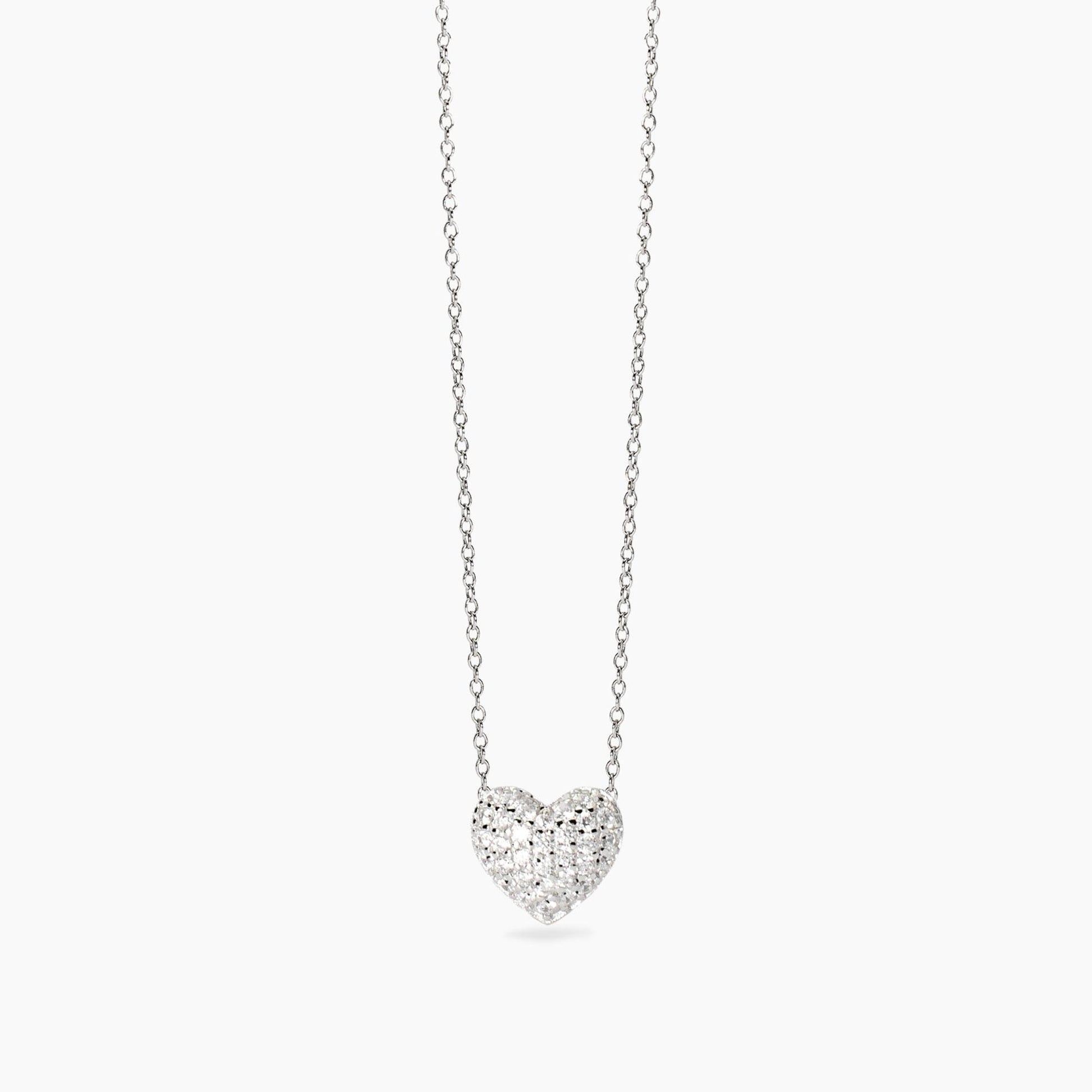 Girocollo in argento con fiore in zirconi Feeling Mabina 553799