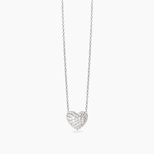 Girocollo in argento con fiore in zirconi Feeling Mabina 553799