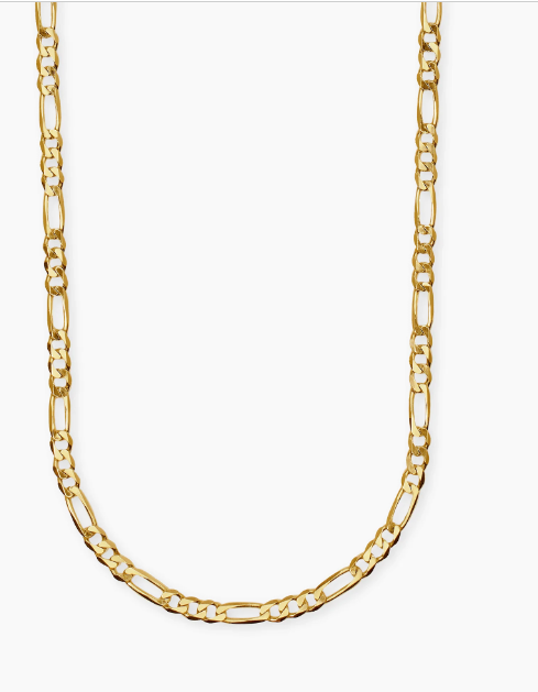 Collana in argento dorato con catena figaro da uomo MILLENNIUM Mabina 553876