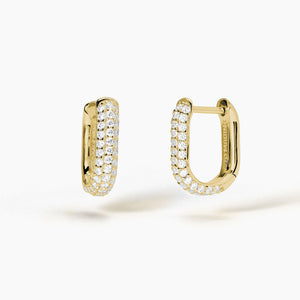 Hai aggiunto Orecchini Mabina ovali in argento dorato con pavè COUTURE 563729 al tuo carrello.