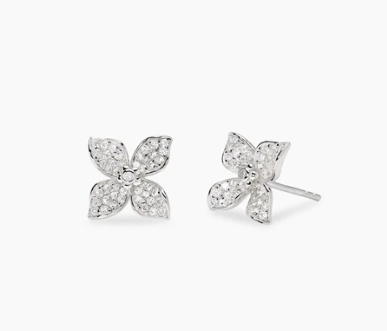 Orecchini a lobo in argento con fiore in zirconi FIORE MIO GREAT 563983 Mabina